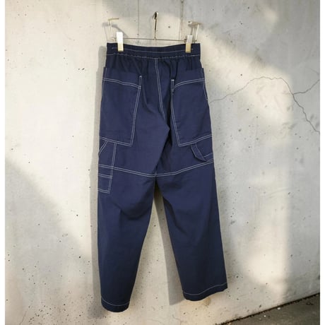 ステッチ`入りカーゴパンツ　ネイビー