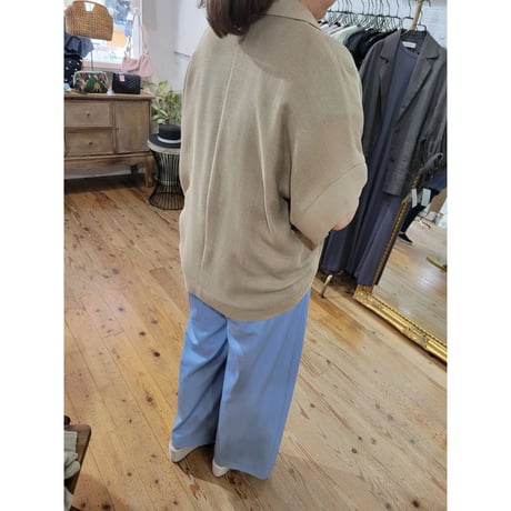 半袖ジャケット　ベージュ