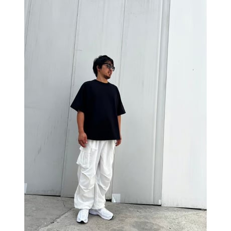 【ユニセックス】N'3@Tシャツ　白ホワイト　黒ブラック
