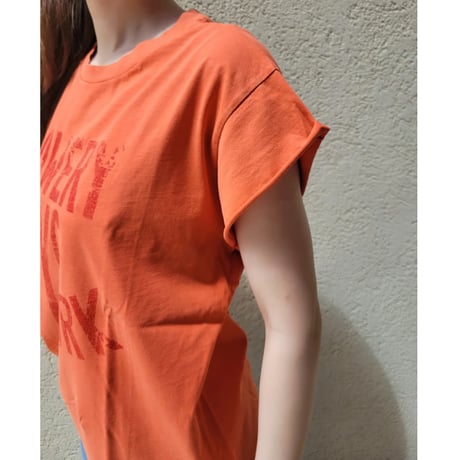 【イタリア発BOWERY NYC】ロゴTシャツ　オレンジ