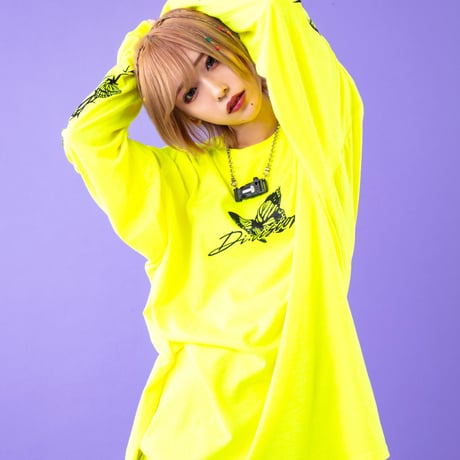 ◀︎BUTTERFLY LS Tee▶︎ (ELECTRIC)