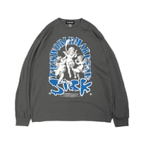 ◀︎FLUX LS Tee▶︎ CHACOAL