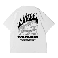 ◀︎HOUSE BURN Tee▶︎ WHT
