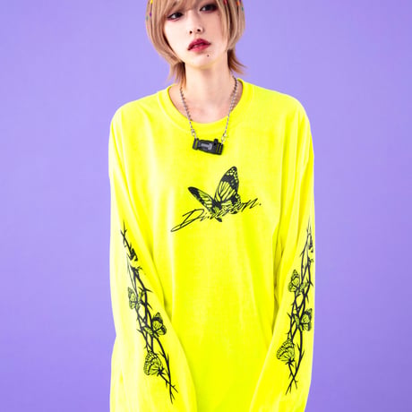 ◀︎BUTTERFLY LS Tee▶︎ (ELECTRIC)