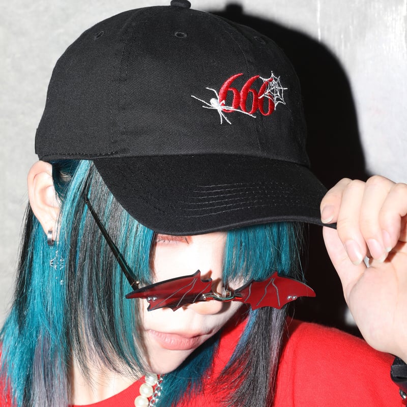 ◀︎666 CAP▶︎ BLKxRED | DI:VISION ONLINE STORE