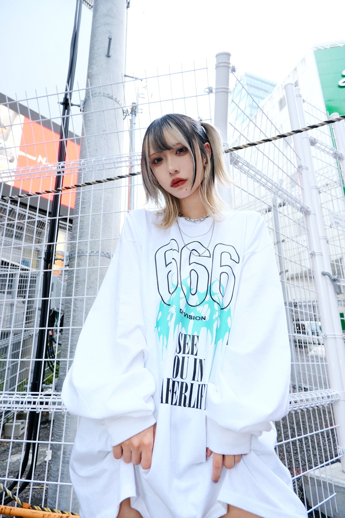 ティー⭐︎ ◀︎666 LS Tee▶︎ WHT | DI:VISION ONLINE STORE
