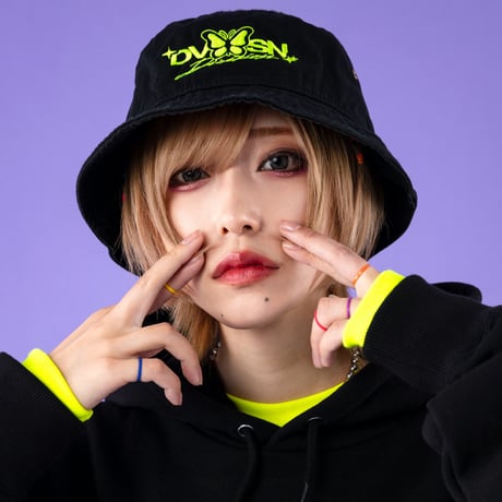 ◀︎LUMINOUS BUCKET HAT▶︎ (BLACKxELECTRIC)