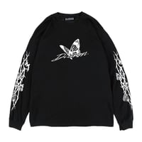 ◀︎BUTTERFLY LS Tee▶︎ (BLACK)