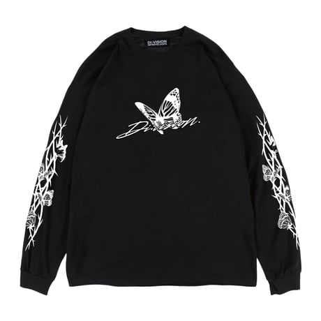 ◀︎BUTTERFLY LS Tee▶︎ (BLACK)