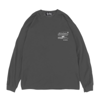 ◀︎GUIDE LS Tee▶︎ CHACOAL