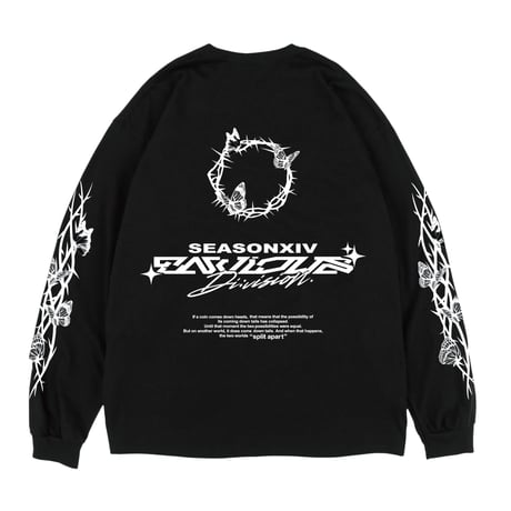 ◀︎BUTTERFLY LS Tee▶︎ (BLACK)