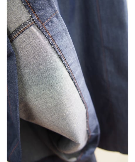 「COTTON LIGHT DENIM」ワイドパンツ