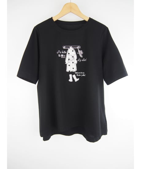 《再入荷》「シルケットコットン＋ドットコートアップリケ」ティーシャツ