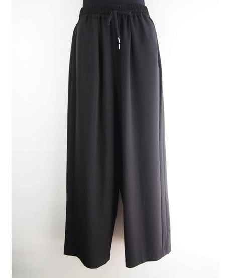 「ドライストレッチクロス」サイドライン切替ストレートパンツ