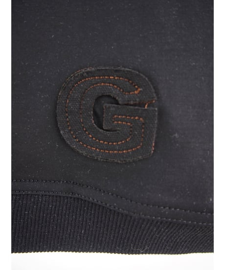 「シルケットコットン」 " G " モチーフ刺繍オーバーティーシャツ