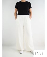 「ドライジョーゼットクロス」ワイドパンツ