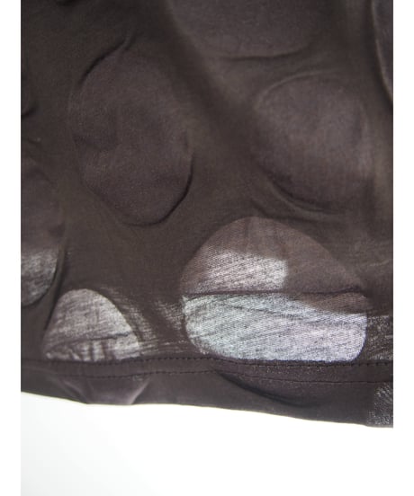 【日本製】「塩縮リップルランダムサークル」カーディガン