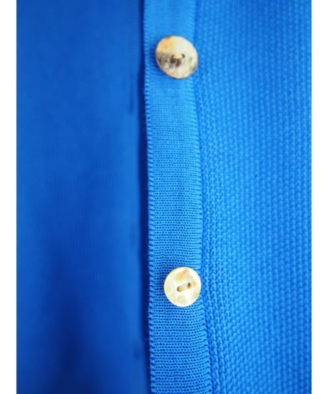 【日本製】「ミックスコットン鹿の子」カーディガン（ Whole garment knit ）