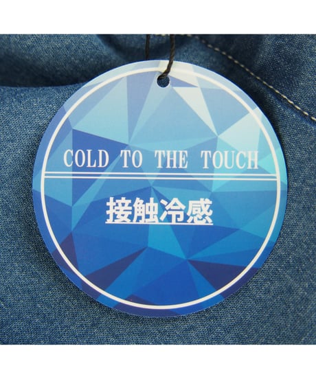 「接触冷感セルロース WASH DENIM」フレンチベストフーディ
