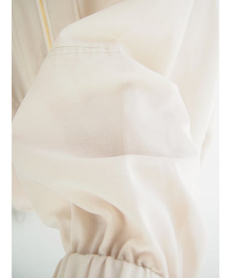 「サラサラジョーゼット」ゴムシャーリングシアーブルゾン