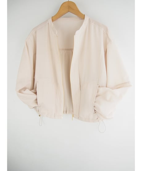 「サラサラジョーゼット」ゴムシャーリングシアーブルゾン