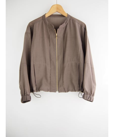 「サラサラジョーゼット」ゴムシャーリングシアーブルゾン