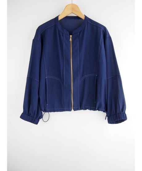 「サラサラジョーゼット」ゴムシャーリングシアーブルゾン