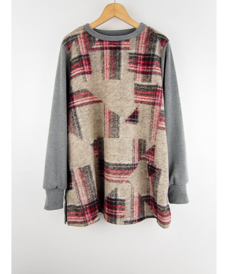 ヒスミニ　パッチワーク　チュニック 日本製】「パッチワークチェックJQ＋MIPポンチ」チュニック | GIPSY