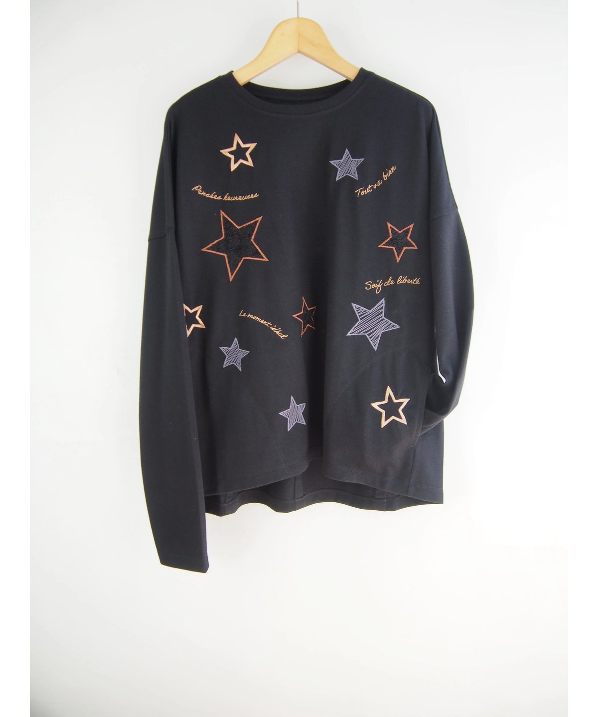 モールスター＋ロゴ刺繍」ワイドプルオーバー | GIPSY BLUE ONLINE STORE