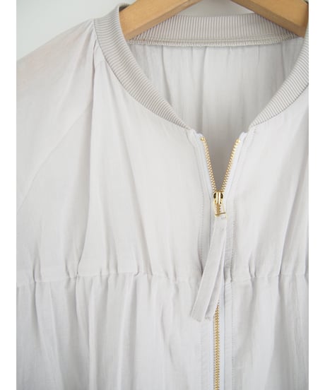 「コットンガーゼ」シャーリングシアーブルゾン