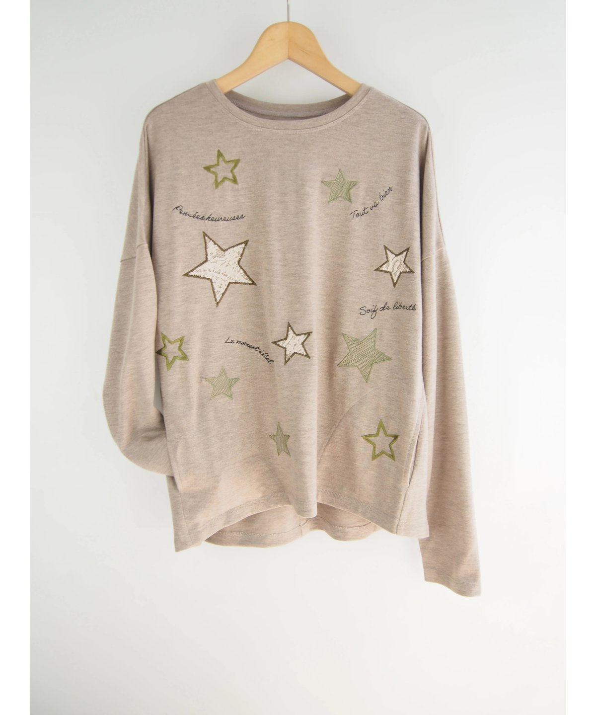 モールスター＋ロゴ刺繍」ワイドプルオーバー | GIPSY BLUE ONLINE STORE