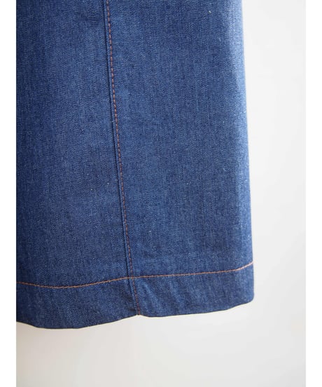 「COTTON LIGHT DENIM」ワイドパンツ
