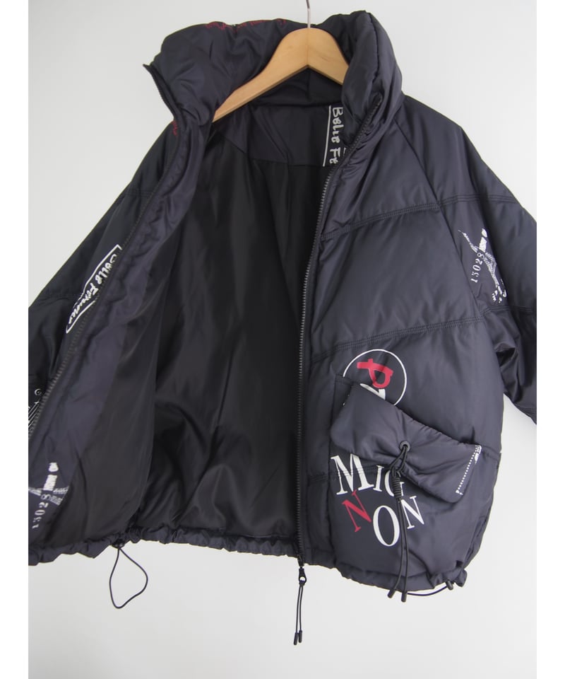 プリントダウンタフタ」フラップポケットジャケット | GIPSY BLUE