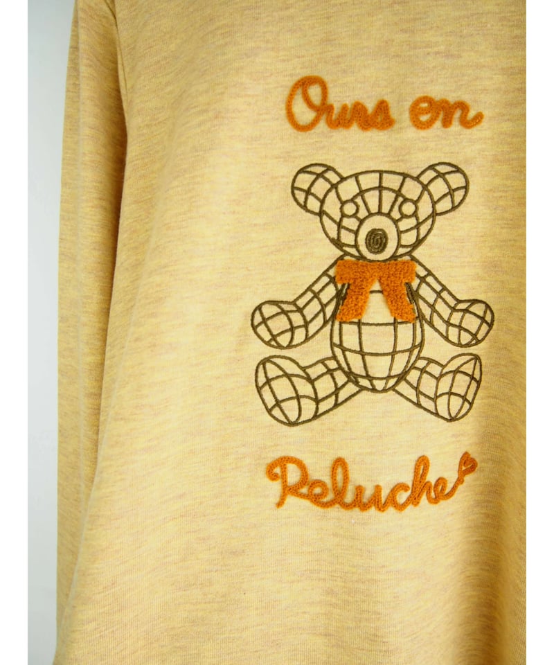 ドールベアー＋チェーンステッチ刺繍」ハイネックプルオーバー | GIPSY