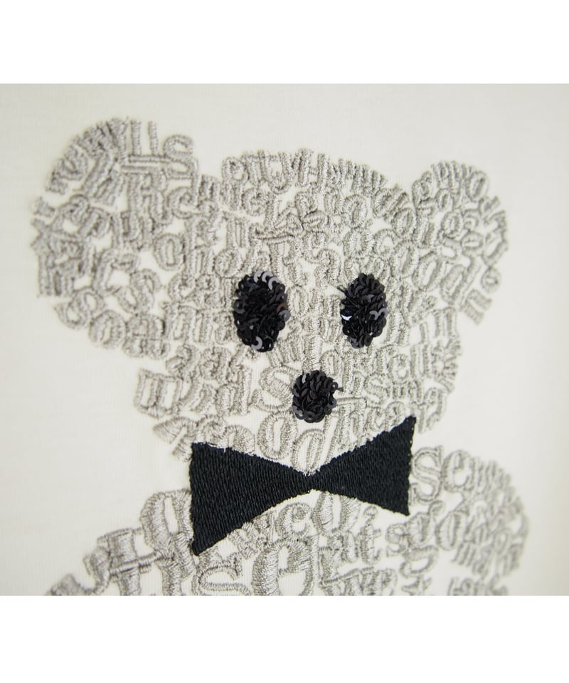ライトダンボール＋ロゴアートベア―刺繡」ワイドプルオーバー
