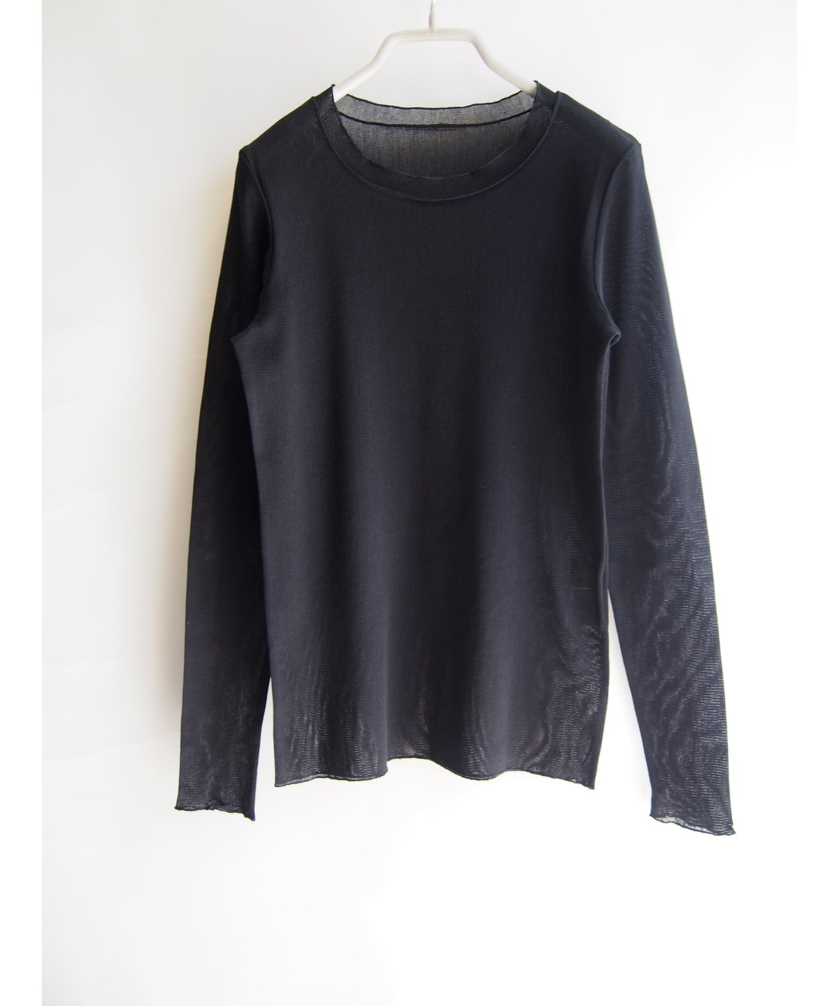 ダックス DAKS チュニック 長袖 ラウンドネック L グレー 洗える