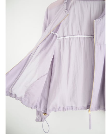 「コットンガーゼ」シャーリングシアーブルゾン