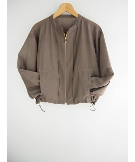 「サラサラジョーゼット」ゴムシャーリングシアーブルゾン