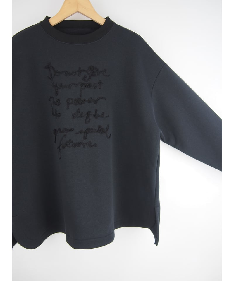 日本製】「裏起毛＋スラブ刺繍ロゴ」ワイドプルオーバー | GIPSY BLUE