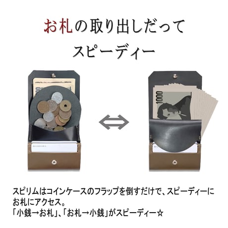 Spilim　スリムコンパクトウォレット