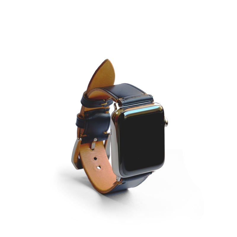 apple watch専用 hermes レザーストラップ 45mm対応ゴールド
