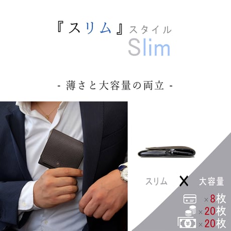 Spilim　スリムコンパクトウォレット