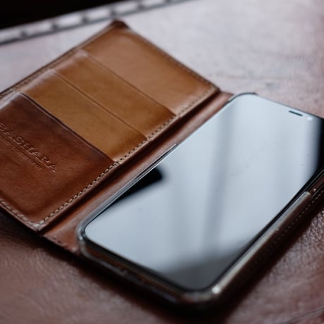 イングリッシュブライドル　スマートフォンケース　ロイヤルブラウン　iPhone各モデル対応