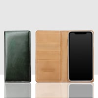 イングリッシュブライドル　スマートフォンケース　ブリティッシュグリーン　iPhone各モデル対応