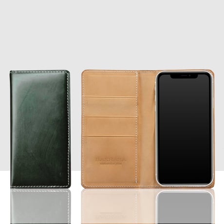 イングリッシュブライドル　スマートフォンケース　ブリティッシュグリーン　iPhone各モデル対応