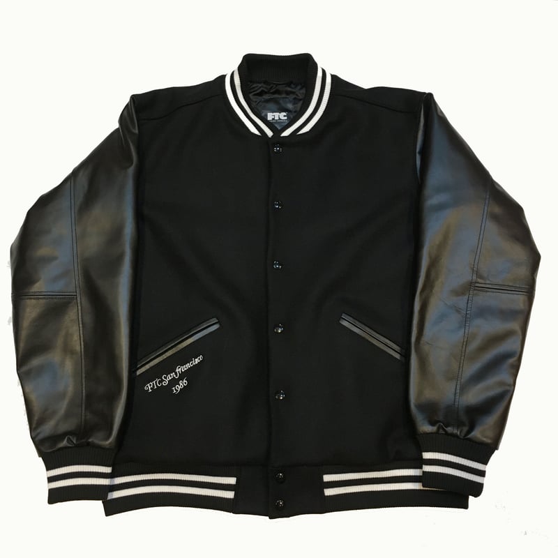 FTC TEAM VARSITY JACKET BLACK | parklifeonline FTC TEAM VARSITY JACKET BLACK | parklifeonline