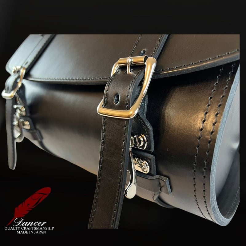ブラックレザー サドルバッグ サイズオーダーページ | Tiny Dancer