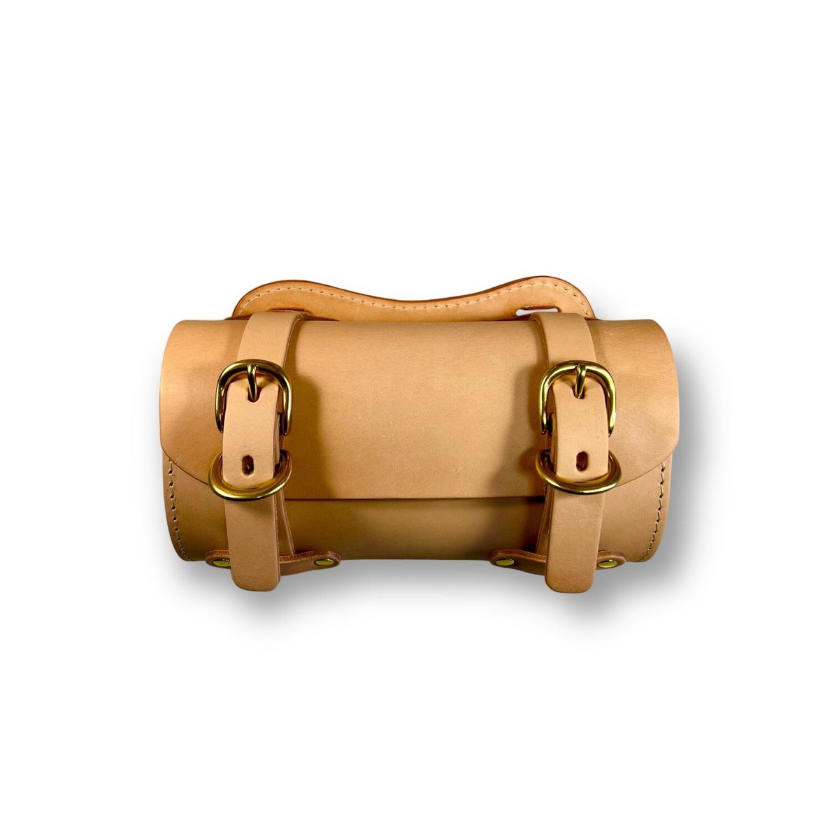 ツールバックスモールタイプ茶芯レザー