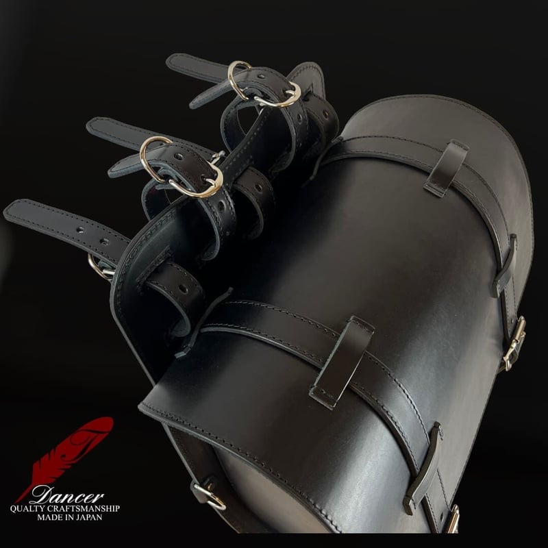 ブラックレザー サドルバッグ サイズオーダーページ | Tiny Dancer