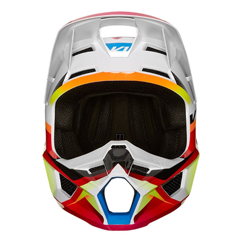 FOX V1 ヘルメット レッド/ホワイト FOX V1ユースヘルメット レッドホワイト YSサイズ